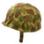 Original U.S. WWII / Korean War USMC M1 Helmet Complete with Westinghouse Liner and USMC Blue Anchor Cover Original Items