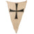 Original German WWII Kriegsmarine 150cm x 210cm Flottillenstander Flotilla Command Pennant by Johann Liebieg & Comp.