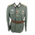 Original German WWII Heer Army 2nd Infantry Regiment Hauptmann M36 Uniform Tunic with Officer Belt and Awards Original Items