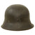 Original German WWII M42 Heer Army Single Decal Helmet with 57cm Liner & Chinstrap - stamped NS64 Original Items