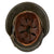 Original German WWII M42 Heer Army Single Decal Helmet with 57cm Liner & Chinstrap - stamped NS64 Original Items