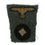 Original German WWII Waffen SS EM/NCO Left Sleeve Eagle Insignia with SS-Oberschütze Rank Pip - Uniform Cut Out Original Items