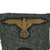 Original German WWII Waffen SS EM/NCO Left Sleeve Eagle Insignia with SS-Oberschütze Rank Pip - Uniform Cut Out Original Items