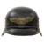 Original German WWII Luftschutz Civil Air Defense Beaded M40 Helmet with Relic Liner - Marked Q62 Original Items