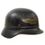 Original German WWII Luftschutz Civil Air Defense Beaded M40 Helmet with Relic Liner - Marked Q62 Original Items