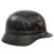 Original German WWII Luftschutz Civil Air Defense Beaded M40 Helmet with Relic Liner - Marked Q62 Original Items