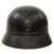 Original German WWII Luftschutz Civil Air Defense Beaded M40 Helmet with Relic Liner - Marked Q62 Original Items