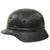 Original German WWII Luftschutz Civil Air Defense Beaded M40 Helmet with Relic Liner - Marked Q62 Original Items