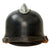 Original German WWII M34 Square Dip All Aluminum Double Decal Fire Police Helmet with 56cm Liner & Chinstrap - Feuerwehr Original Items