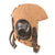 Original WWII German 1939 Luftwaffe LKP S101 Summer Pilot Flying Helmet with Earphones & Partial Avionics Original Items