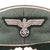 Original German WWII Named Army Heer Infantry Officers Schirmmütze Visor Cap with Embroidered Eagle - Size 57 Original Items