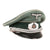 Original German WWII Named Army Heer Infantry Officers Schirmmütze Visor Cap with Embroidered Eagle - Size 57 Original Items