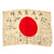 Original Japanese WWII Hand-Painted Silk Good Luck Flag with Lots of Signatures & Page of Translations - 29 x 41” Original Items