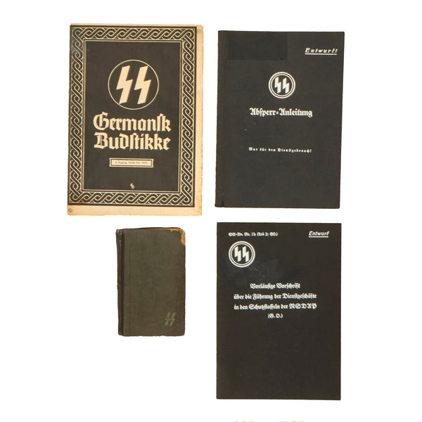 Ecl@ss Books Original German WWII Waffen SS Book Collection Including 5th SS Panzer ...