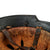 Original German WWII M34 Square Dip Fire Protection Police Helmet with Double Decals & Comb - Feuerwehr Original Items