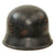 Original German WWII M34 Civic Square Dip NSDAP Double Decal Police Steel Helmet with Liner & Chinstrap - Ordnungspolizei Original Items