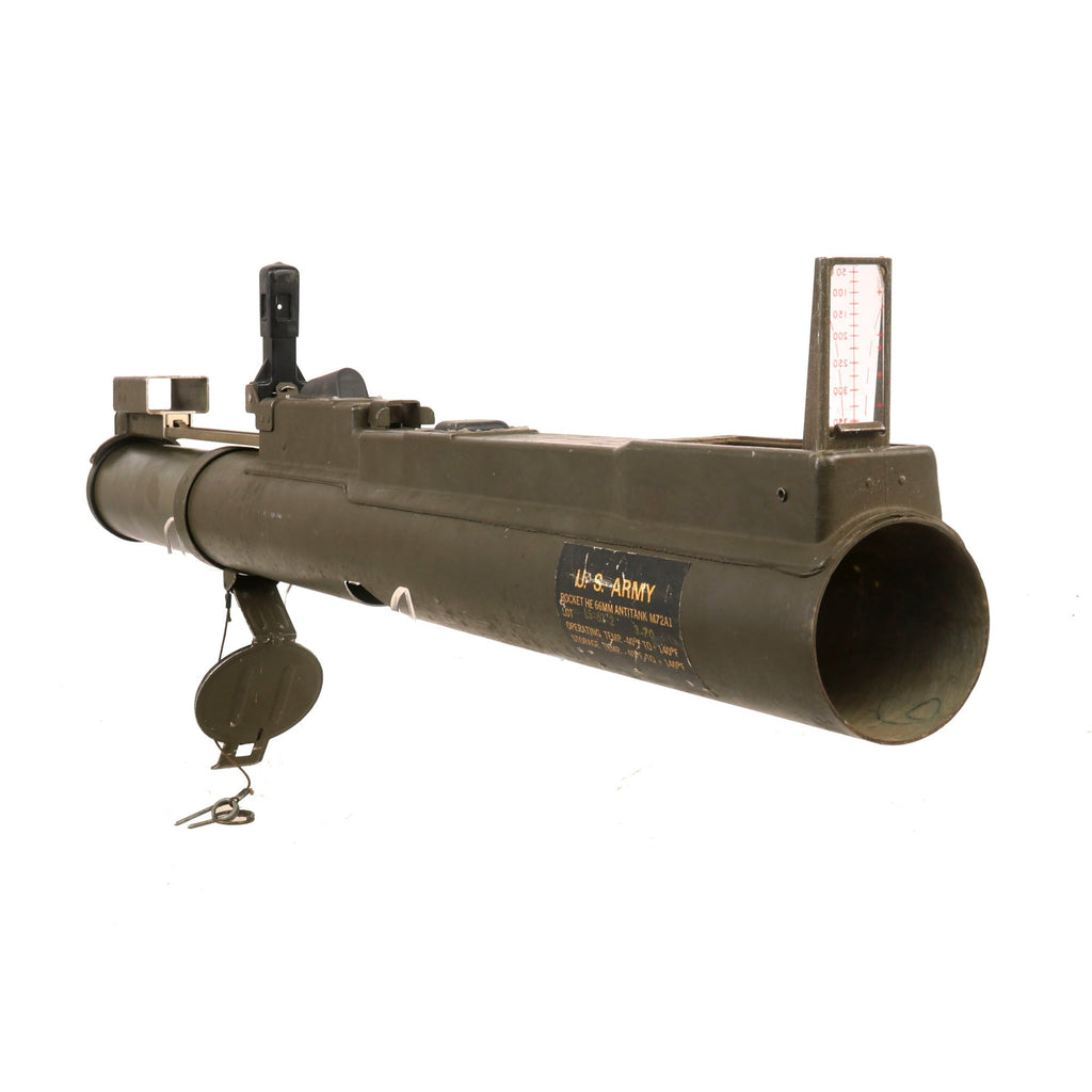 Original U.S. Vietnam War Complete Inert Early M72A1 Light Anti-Armor Weapon “LAW” Tube - dated 1970 Original Items