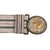 Original German WWII Luftwaffe Officer's Dress Brocade Belt with Early Nickel Buckle Original Items