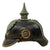 Original Imperial German WWI Complete Prussian EM/NCO Infantry M1915 Pickelhaube Spiked Helmet Original Items