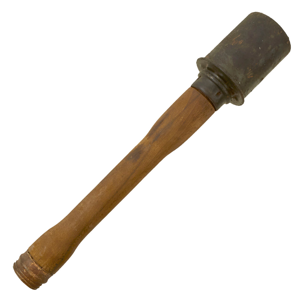 Original German WWII M24 Inert Stick Grenade Stielhandgranate by Richard Rinker - Dated 1942 - Stielhandgranate Original Items