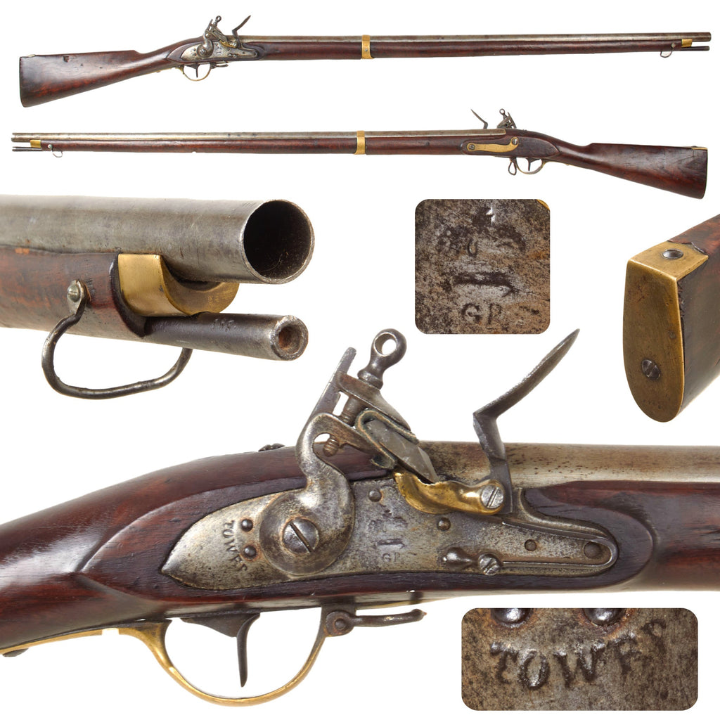Original Prussian Potsdam M1809 Flintlock Musket Sent to Africa with British Markings and Modified Stock Original Items