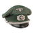 Original German WWII Heer Army Military Administration Officer Visor Cap with Embroidered Insignia - Schirmmütze Original Items