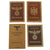 Original German WWII Set of Four Identification & Document Books - Passport and Three Workbooks Original Items