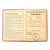Original German WWII Set of Four Identification & Document Books - Two Passports, Workbook, and DAF Membership Book Original Items