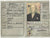 Original German WWII Set of Four Identification & Document Books - ID Card, Workbooks, and Foreign Passport Original Items