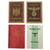 Original German WWII Set of Four Identification & Document Books - ID Card, Workbooks, and DAF Membership Book Original Items