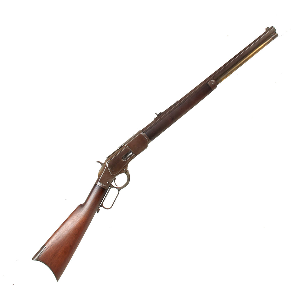 Original U.S. Winchester Model 1873 .44-40 Repeating Rifle with Shortened 21" Octagonal Barrel Made in 1887 - Serial 226040B Original Items