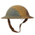 Original U.S. WWI M1917 Doughboy Helmet with Multi-Colored Camouflage Paint with Liner & Chinstrap Original Items
