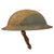 Original U.S. WWI M1917 Doughboy Helmet with Multi-Colored Camouflage Paint with Liner & Chinstrap Original Items