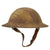 Original U.S. WWI M1917 Doughboy Helmet with Multi-Colored Camouflage Paint with Liner & Chinstrap Original Items