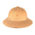 Original U.S. WWII Navy Named USMC Pressed Fiber Sun Helmet by Hawley Products Co with Navy Officer’s Badge - Lieutenant A.T. Rundle Original Items