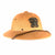 Original U.S. WWII Navy Named USMC Pressed Fiber Sun Helmet by Hawley Products Co with Navy Officer’s Badge - Lieutenant A.T. Rundle Original Items