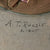 Original U.S. WWII Navy Named USMC Pressed Fiber Sun Helmet by Hawley Products Co with Navy Officer’s Badge - Lieutenant A.T. Rundle Original Items
