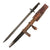 Original British WWI P-1907 Enfield Bayonet by Wilkinson with Scabbard & Leather Frog - Dated 1918 Original Items