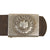 Original German WWII 1936 Dated Dransfeld & Co. Heer EM/NCO Aluminum Buckle with Luftwaffe Leather Belt Original Items