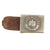 Original German WWII 1936 Dated Dransfeld & Co. Heer EM/NCO Aluminum Buckle with Luftwaffe Leather Belt Original Items