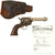 Original U.S. Colt Nickel Plated .45cal Single Action Army Revolver Made in 1876 with Cut 4 3/4" Barrel, Factory Letter, and Period Holster - Serial 23773 Original Items