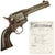 Original U.S. Colt .45cal Single Action Army Revolver Made in 1890 with 4 ¾" Barrel and Factory Letter - Matching Serial 136167