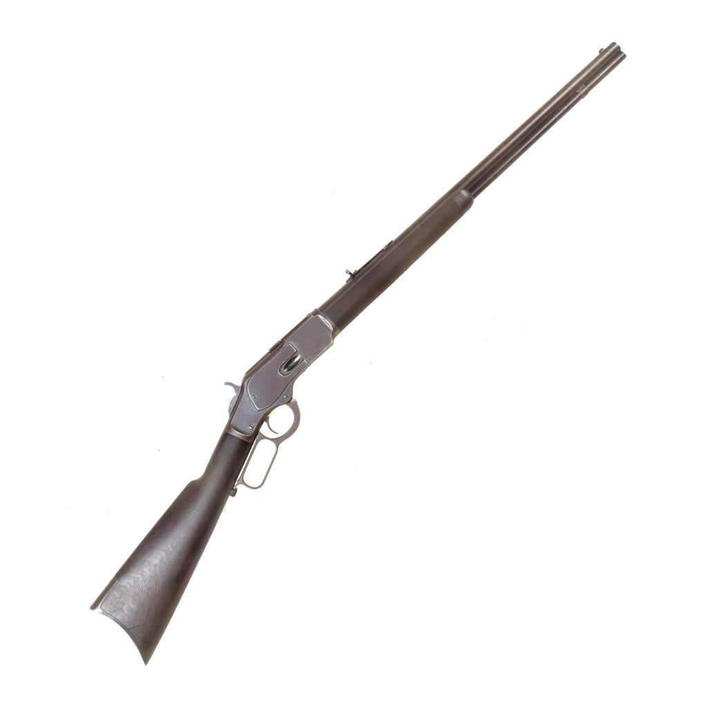 Original U.S. Winchester Model 1873 .32-20 Repeating Rifle with Round Barrel Made in 1889 - Serial 321682B