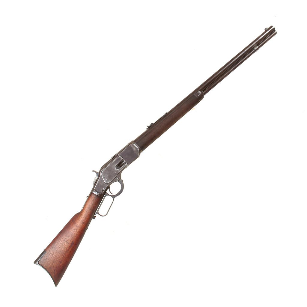 Original U.S. Winchester Model 1873 .32-20 Repeating Rifle with Round Barrel Made in 1884 - Serial 171855A Original Items