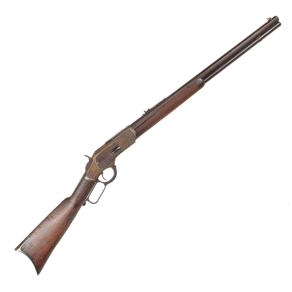 Original U.S. Winchester Model 1873 .44-40 Repeating Rifle with Octagonal Barrel Made in 1889 - Serial 317450B Original Items