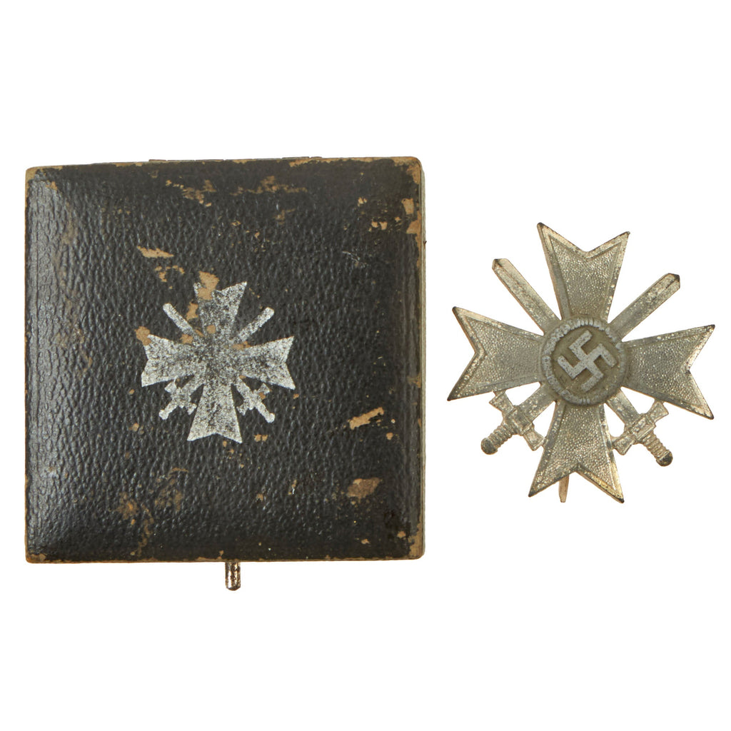 Original German WWII Cased War Merit Cross KvK 1st Class with Swords by Wilhelm Deumer of Lüdenscheid Original Items