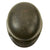 Original German WWII M40 Single Decal Army Heer Steel Helmet with Damaged Liner - EF62 Original Items