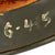 Original German WWII M40 Single Decal Army Heer Steel Helmet with Damaged Liner - EF62 Original Items