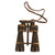 Original French WWII Binoculars with Spring-Loaded Eyepiece Cover & Named Case Original Items