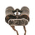 Original French WWII Binoculars with Spring-Loaded Eyepiece Cover & Named Case Original Items